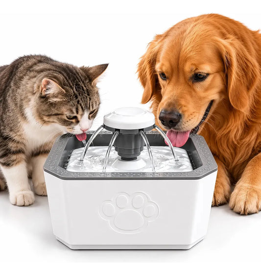Fuente de Agua Bebedero Automatico Antibacteriana para Mascotas